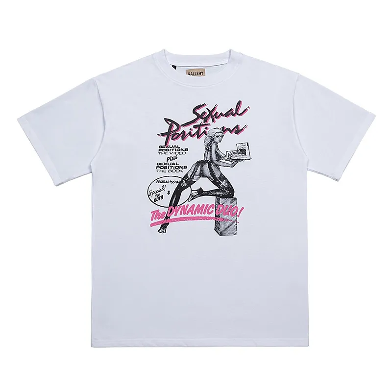 GALLERY. DEPT new short-sleeved T-shirt Style number: D2285P110 Color: Black White Size: S M L XL